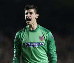 Atletico`s Courtois shines as he shuts out parent club Chelsea